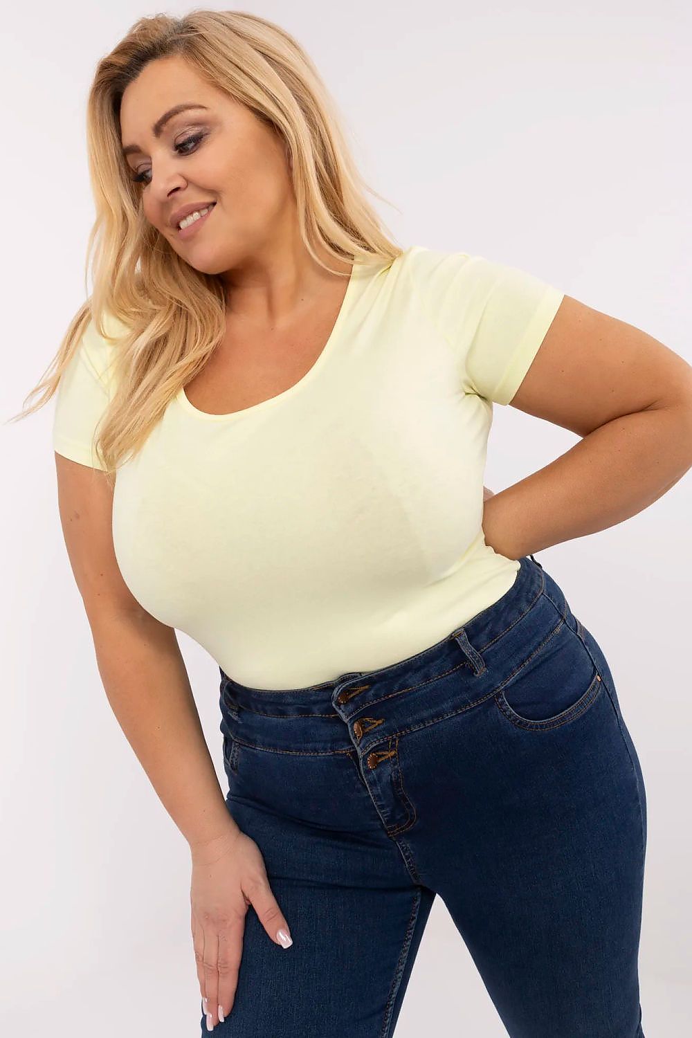 Plus size T-shirt model 211766 Relevance