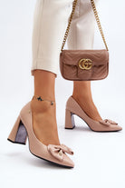  Block heel pumps model 193388 Step in style 